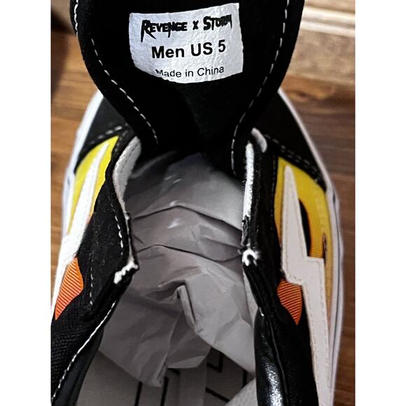 Revenge X Storm II Vol. 1 Black Flame Men’s Sneakers NIB Size 5 Authentic - Picture 12 of 15